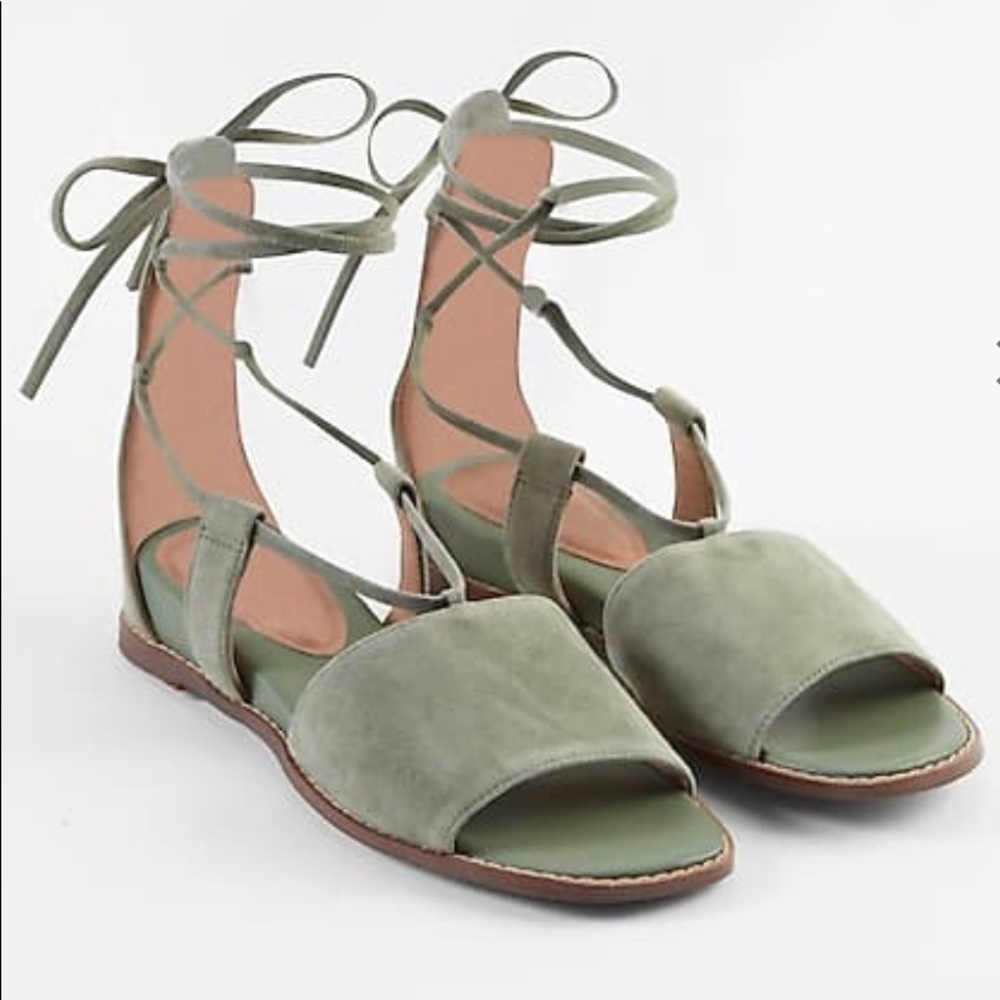 J.Jill Blue Suede Sandals